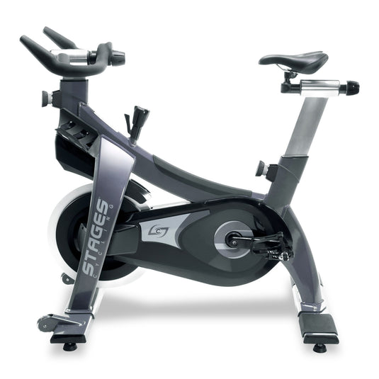 STAGES SC2 Indoor Cycle (carbon, Aluminium frame) including Dumbbell Holder