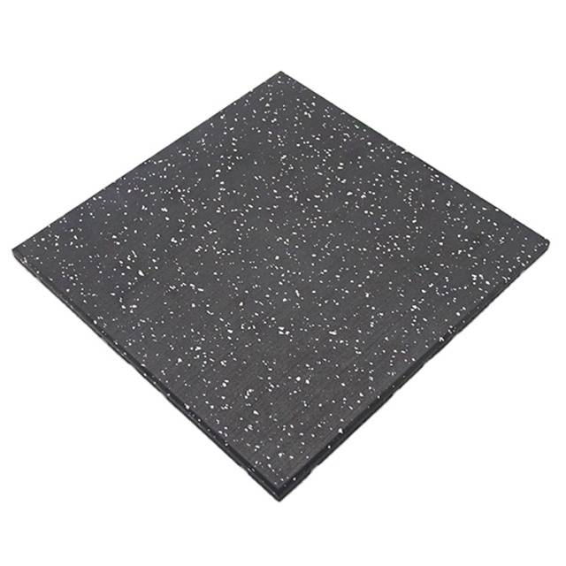 Green Valley neoprene gym floor with white dots
